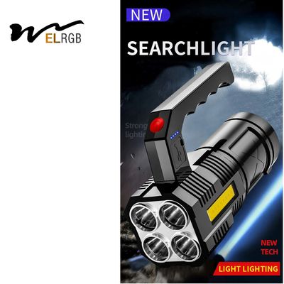 1500mah Rechargeable Waterproof Torch Outdoor Working Light 6000K