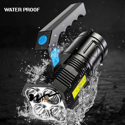 1500mah Rechargeable Waterproof Torch Outdoor Working Light 6000K
