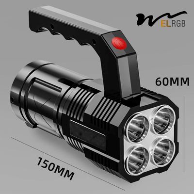 1500mah Rechargeable Waterproof Torch Outdoor Working Light 6000K
