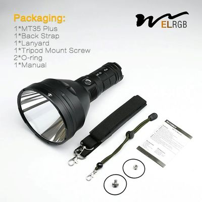 MT35 PLUS Handheld Flashlight XHP35 Hi 2700 Lumen Led Searchlight