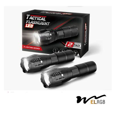 Camping Tactical Torch Outdoor Working Light IP65 Multifunction Emergency Flashlight