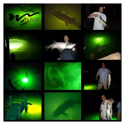 IP68 6000K Underwater Fish Attracting Lights Submersible Fish Finder