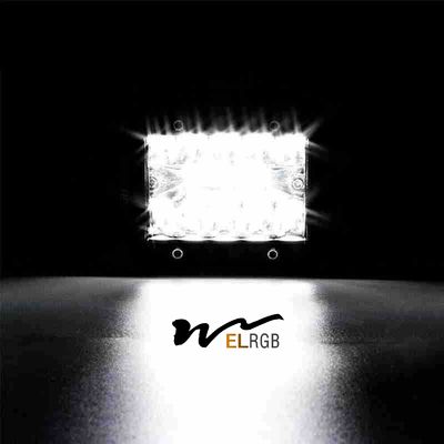 72w 24v Led Spotlight Vehicle LED Work Lights 4 Inch 4 Row 4x4 Spotlights