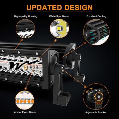 240W Light Bars 4x4 Vehicle LED Work Lights 22