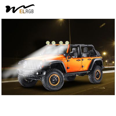 4X4 Offroad Headlight 14SMD 12V-80V Double Color Truck Spotlights