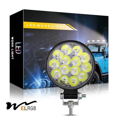 4X4 Offroad Headlight 14SMD 12V-80V Double Color Truck Spotlights