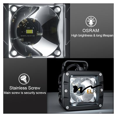 30W RGB Led Pod Work Light Vehicle LED Work Lights 5000K-5700K