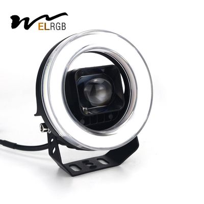 3000LM Auxiliary Round Amber Fog Lights For Off Road 4x4 Bumper Truck