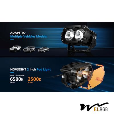 3600LM 4.5Inch Trailer Vehicle LED Work Lights 42W Car Driving Light
