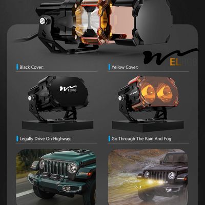 3600LM 4.5Inch Trailer Vehicle LED Work Lights 42W Car Driving Light