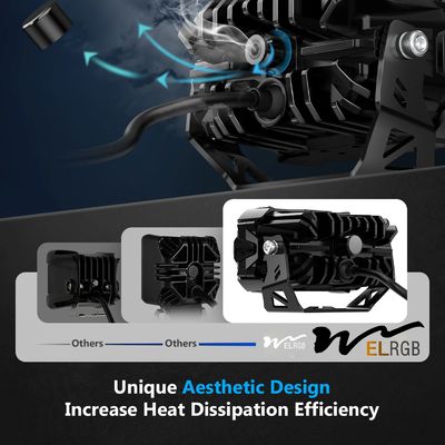 3600LM 4.5Inch Trailer Vehicle LED Work Lights 42W Car Driving Light