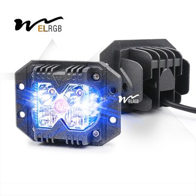 3500LM Cube Side Shooter Led Pods Vehicle LED Work Lights 12V 6500K