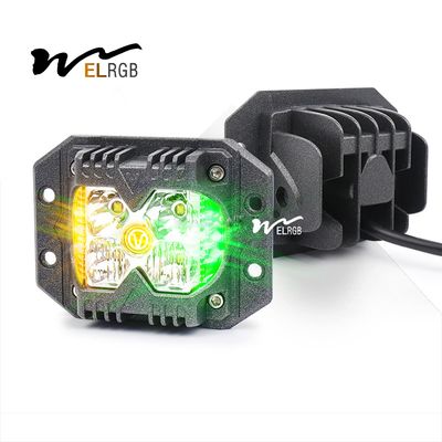 3500LM Cube Side Shooter Led Pods Vehicle LED Work Lights 12V 6500K