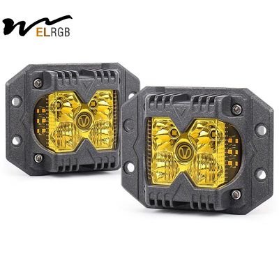3500LM Cube Side Shooter Led Pods Vehicle LED Work Lights 12V 6500K