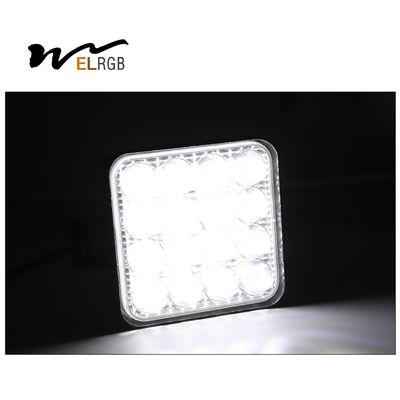 48W 16LED 4WD Square Led Work Lights Off Road Work Light