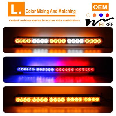 6LED Work Truck Strobe Lights 30cm-119cm Daytime Running Lights Flashing 2 Sides