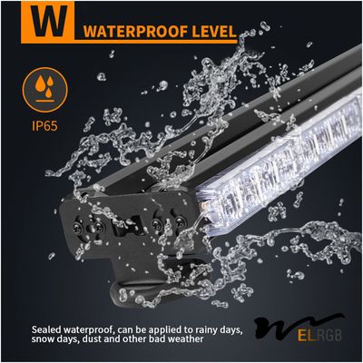 6LED Work Truck Strobe Lights 30cm-119cm Daytime Running Lights Flashing 2 Sides