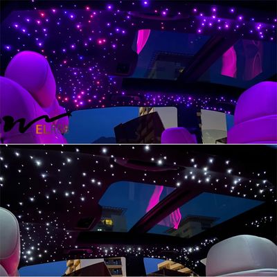 RGBW 16W Fiber Optic Ceiling Lights Star Kit Twinkle 12v Car Roof Star Light