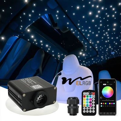RGBW 16W Fiber Optic Ceiling Lights Star Kit Twinkle 12v Car Roof Star Light