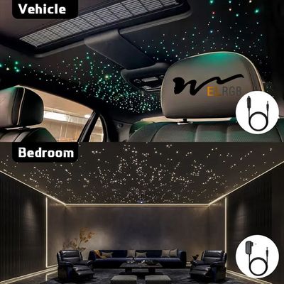 RGBW 16W Fiber Optic Ceiling Lights Star Kit Twinkle 12v Car Roof Star Light