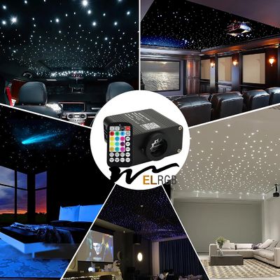 RGBW 16W Fiber Optic Ceiling Lights Star Kit Twinkle 12v Car Roof Star Light