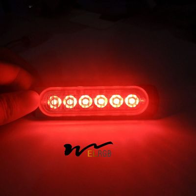 6LED Car Side Marker Lights Trucks Strobe Lamp LED Flasher Warning Lights