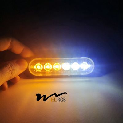 6LED Car Side Marker Lights Trucks Strobe Lamp LED Flasher Warning Lights