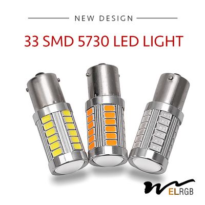 Car Brake Light 1156 BA15S 1157 BAY15D P21W 33 LED 5630 3157 7440 7443 SMD Car Tail Bulb Brake Lights Auto Reverse Lamp
