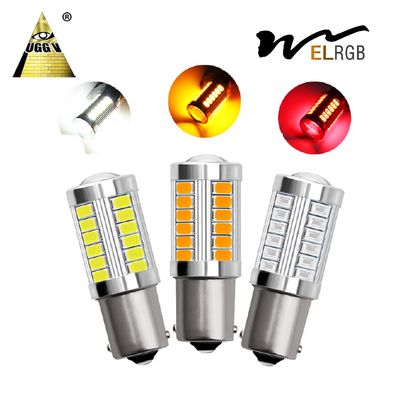 Car Brake Light 1156 BA15S 1157 BAY15D P21W 33 LED 5630 3157 7440 7443 SMD Car Tail Bulb Brake Lights Auto Reverse Lamp