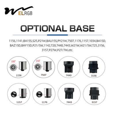 High Brightness Bulb Led Canbus P21w Ba15s 1156 1157 7440 7443 T15 W5W T10 T20 Car Turn Signals Lights
