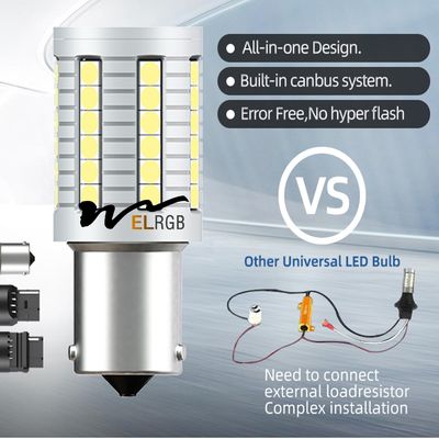 High Brightness Bulb Led Canbus P21w Ba15s 1156 1157 7440 7443 T15 W5W T10 T20 Car Turn Signals Lights