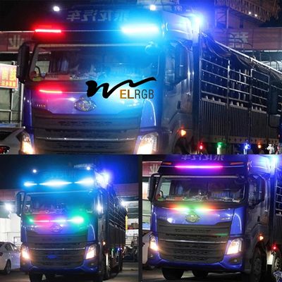 DC24V RGB Truck Led Strip Vehicle LED Work Lights Emergency Vehicle Led Strip Lights