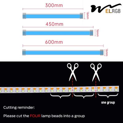 30cm 45cm 60cm Car Daytime Running Light LED DRL Strip IP65