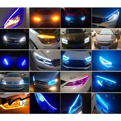 30cm 45cm 60cm Car Daytime Running Light LED DRL Strip IP65