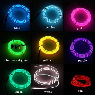 5M EL Car Cold Light Line RGB Neon Interior Atmosphere Light