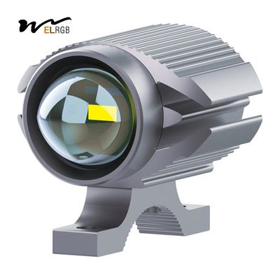 6000K 2 Inch Round Fog Lights 30W LED Motorcycle Lights Spot Beam Dual Color