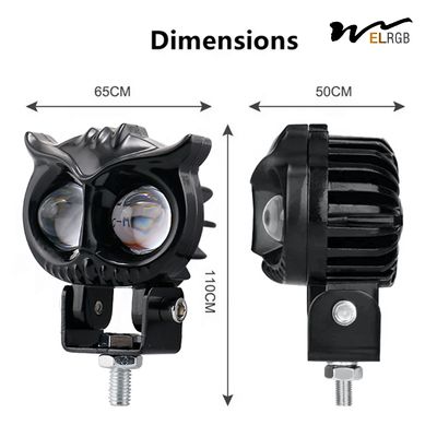 40000H Waterproof LED Motorcycle Lights Laser Motorcycle Fog Lamps