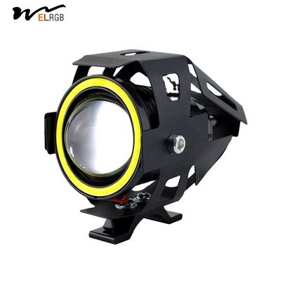 4000lm 12V Led Motorcycle Spotlights U7 Fog Driving Lamp High Low Beam