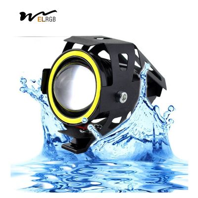 4000lm 12V Led Motorcycle Spotlights U7 Fog Driving Lamp High Low Beam