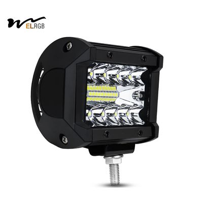 60W 20LED Truck LED Work Light 6000K LED Light Bar 4 Inch DC 12V-24V