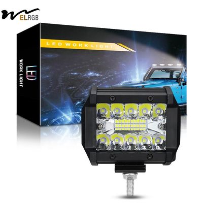 60W 20LED Truck LED Work Light 6000K LED Light Bar 4 Inch DC 12V-24V