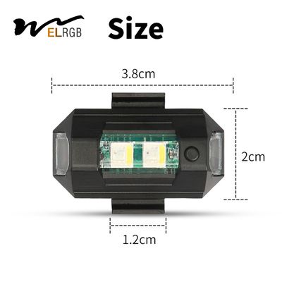 Motorcycle Tail Light Strobe LED Motorcycle Lights 5V Universal