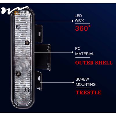 Ice Blue Motorcycle Flashing Light LED Motorcycle Lights DC12V