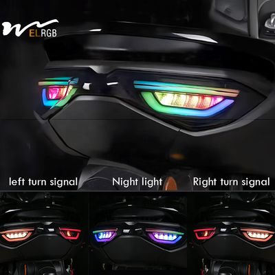RGB Flashing Tail Lights LED Motorcycle Lights For Yamaha Nmax155