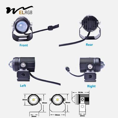 H4 H6 T19 LED Motorcycle Lights IP68 Yellow Fog Lights Hi Lo Beam