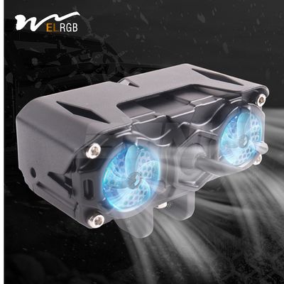White Yellow Motorbike Headlamp LED Motorcycle Lights IP67 30000 Hours Lifespan