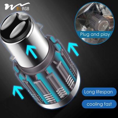 CSP 3000Lm LED Motorcycle Lights Waterproof H4 H6 Headlights