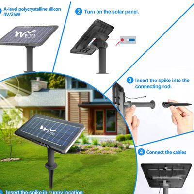 10m 2835 Outdoor Rope Solar Lights 3500K LiFePO4 Solar Led Tape Lights