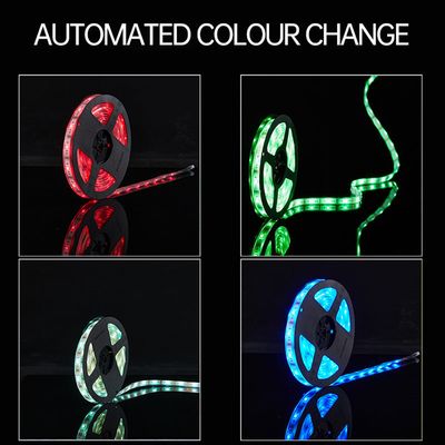 100lm 250LM Solar Powered LED Strip Solar Rope String Lights RoHS