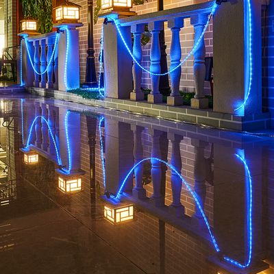 100lm 250LM Solar Powered LED Strip Solar Rope String Lights RoHS
